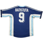 Buy 1998/99 Argentina Batistuta 9 Away Shirt (L) Adidas ~ Free worldwide shipping available ~ Authentic Vintage Football Shirts from Cult Kits