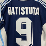Shop 1998/99 ARGENTINA BATISTUTA #9 AWAY SHIRT (M) ADIDAS, classic football shirts, vintage football shirts & retro soccer jerseys at Cult Kits