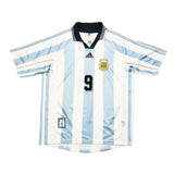 Buy 1998/99 Argentina Batistuta 9 Home Shirt (L) Adidas ~ Free worldwide shipping ~ Authentic Vintage Football Shirts from Cult Kits