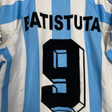 Shop 1998/99 ARGENTINA BATISTUTA #9 HOME SHIRT (S) ADIDAS, classic football shirts, vintage football shirts & retro soccer jerseys at Cult Kits