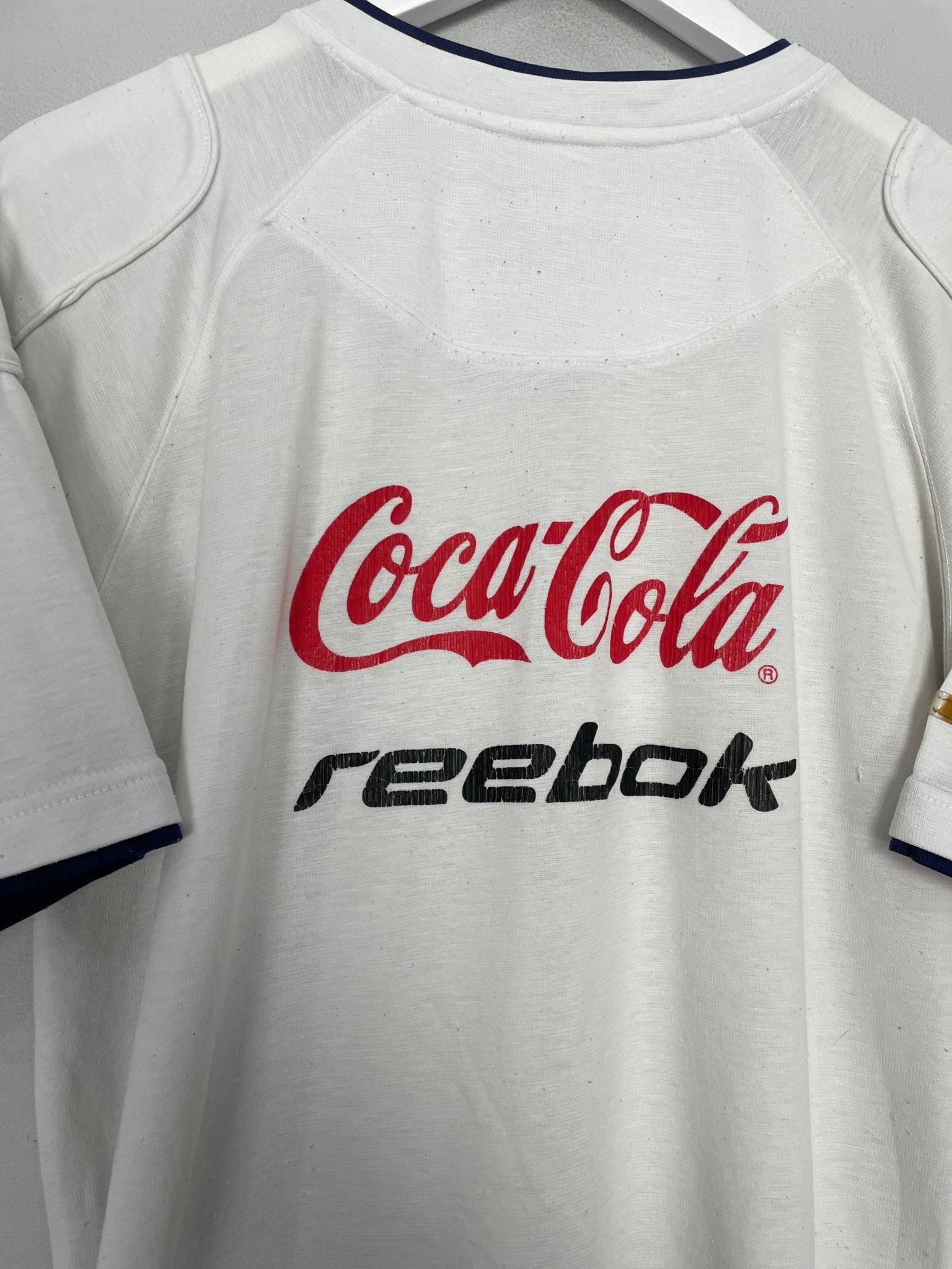 Shop 1998/99 ARGENTINA TRAINING SHIRT (S) REEBOK, classic football shirts, vintage football shirts & retro soccer jerseys at Cult Kits