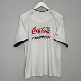 Shop 1998/99 ARGENTINA TRAINING SHIRT (S) REEBOK, classic football shirts, vintage football shirts & retro soccer jerseys at Cult Kits