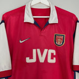 Shop 1998/99 ARSENAL HOME SHIRT (L) NIKE, classic football shirts, vintage football shirts & retro soccer jerseys at Cult Kits