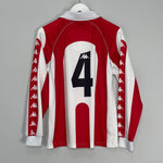Shop 1998/99 ATHLETIC BILBAO #4 L/S HOME SHIRT (S) KAPPA, classic football shirts, vintage football shirts & retro soccer jerseys at Cult Kits