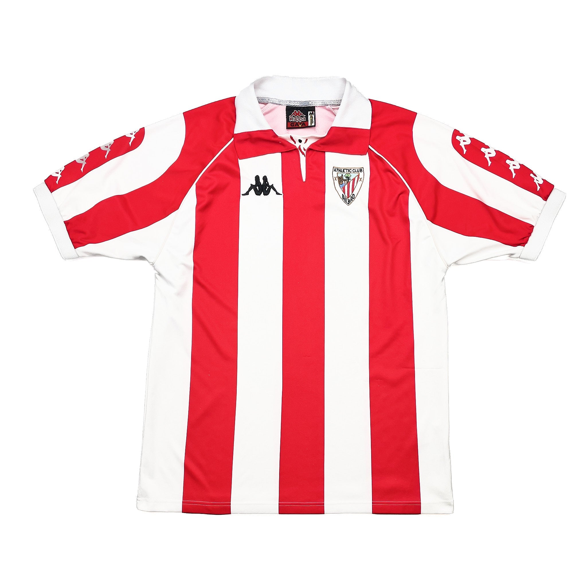 Buy 1998/99 Athletic Bilbao Home Shirt (M) Kappa ~ Free worldwide shipping available ~ Authentic Vintage Football Shirts from Cult Kits