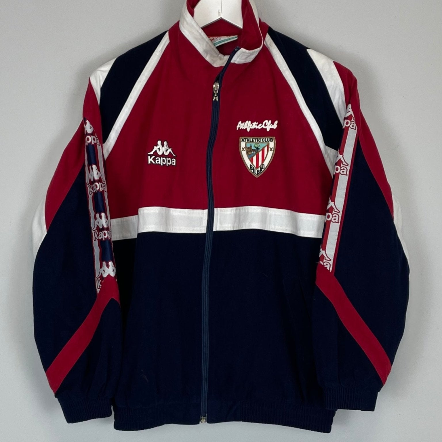 Shop 1998/99 ATHLETIC BILBAO TRACK JACKET (S) KAPPA, classic football shirts, vintage football shirts & retro soccer jerseys at Cult Kits