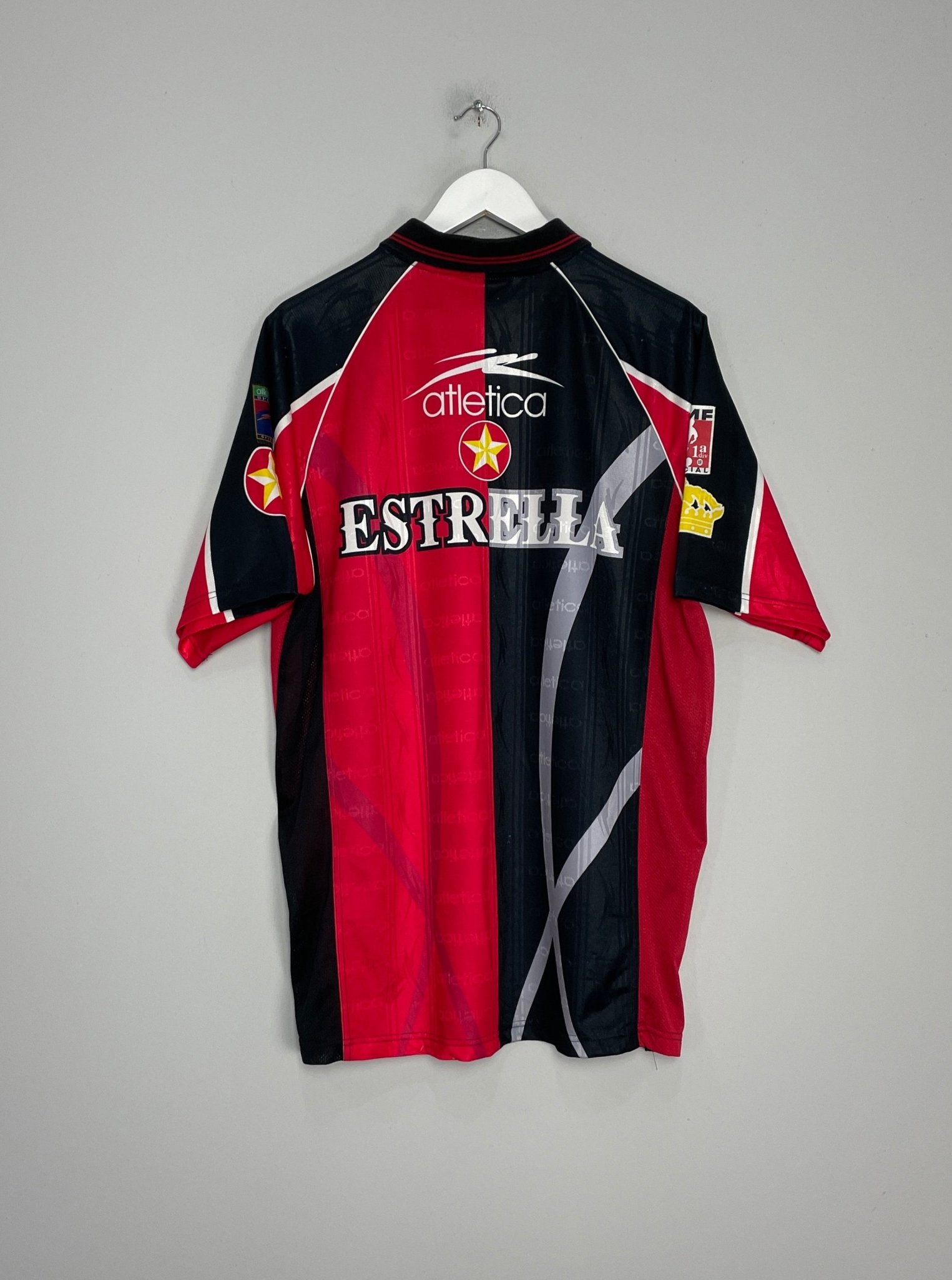 Shop 1998/99 ATLAS HOME SHIRT (L) ATLETICA, classic football shirts, vintage football shirts & retro soccer jerseys at Cult Kits