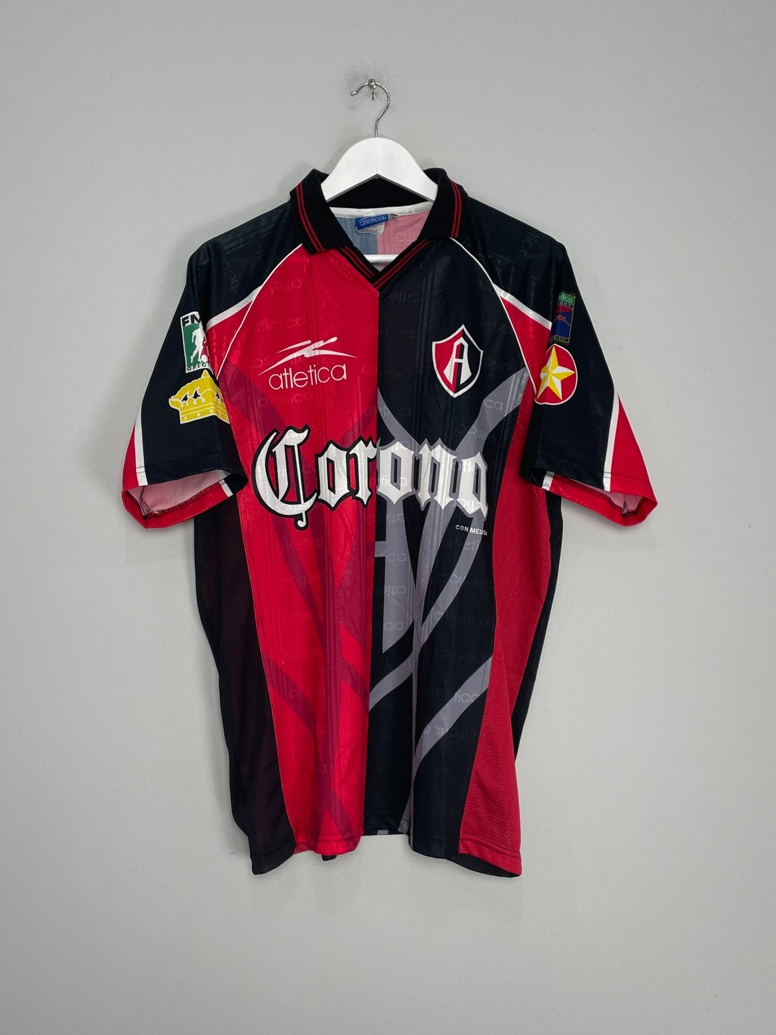 Shop 1998/99 ATLAS HOME SHIRT (M) ATLETICA, classic football shirts, vintage football shirts & retro soccer jerseys at Cult Kits