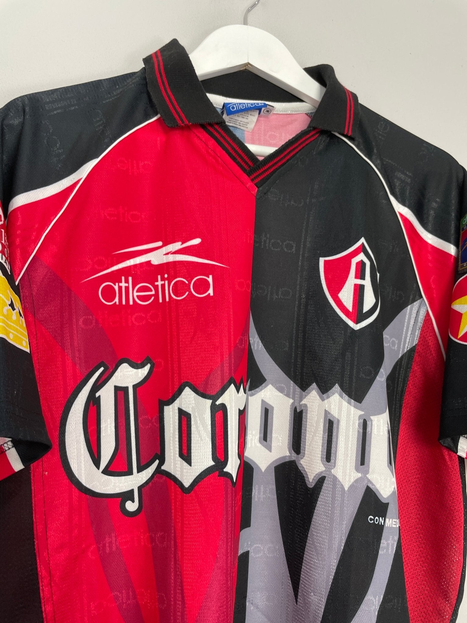 Shop 1998/99 ATLAS HOME SHIRT (M) ATLETICA, classic football shirts, vintage football shirts & retro soccer jerseys at Cult Kits