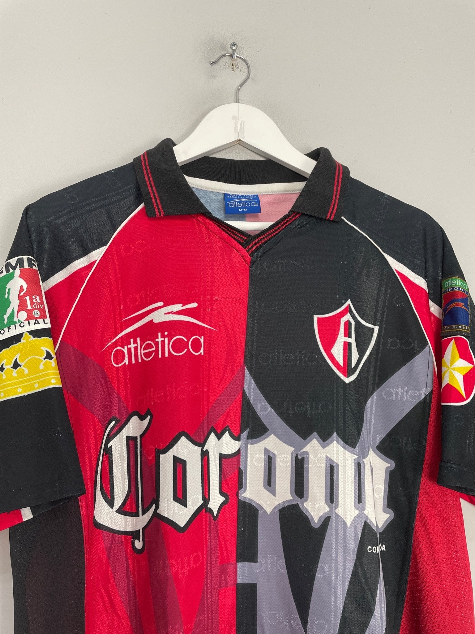 Shop 1998/99 ATLAS HOME SHIRT (M) ATLETICA, classic football shirts, vintage football shirts & retro soccer jerseys at Cult Kits