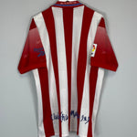 Shop 1998/99 ATLETICO MADRID HOME SHIRT (L) REEBOK, classic football shirts, vintage football shirts & retro soccer jerseys at Cult Kits