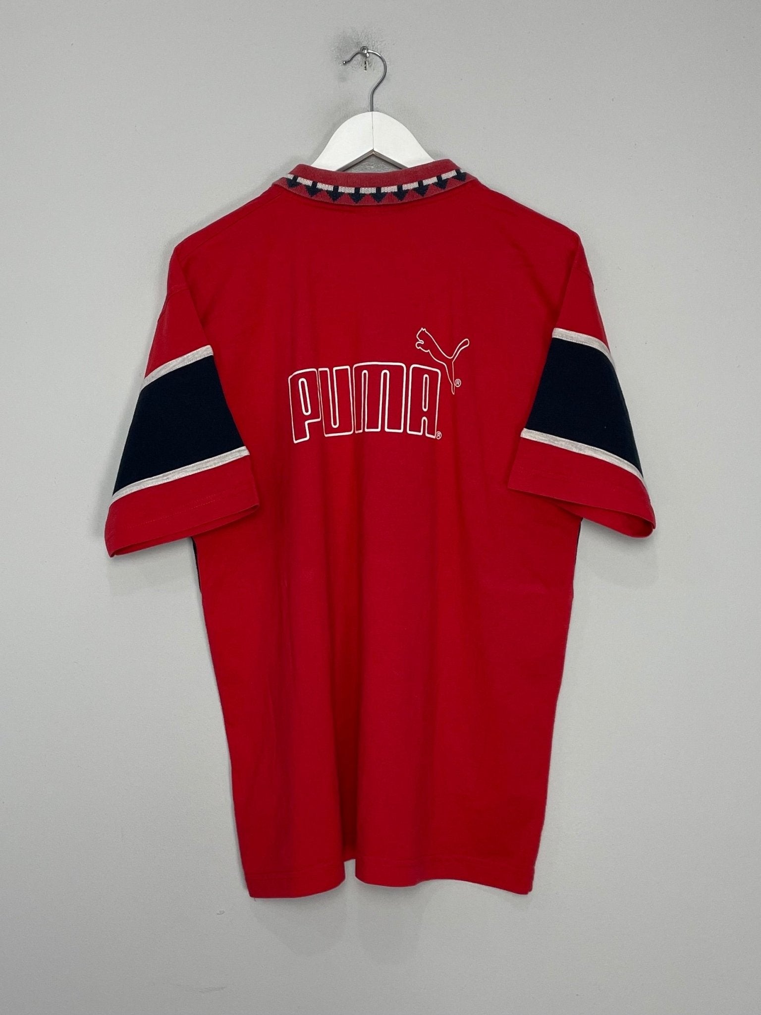 Shop 1998/99 ATLETICO MADRID LEISURE SHIRT (L) PUMA, classic football shirts, vintage football shirts & retro soccer jerseys at Cult Kits