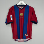 Shop 1998/99 BARCELONA HOME SHIRT (XL.KIDS) NIKE, classic football shirts, vintage football shirts & retro soccer jerseys at Cult Kits