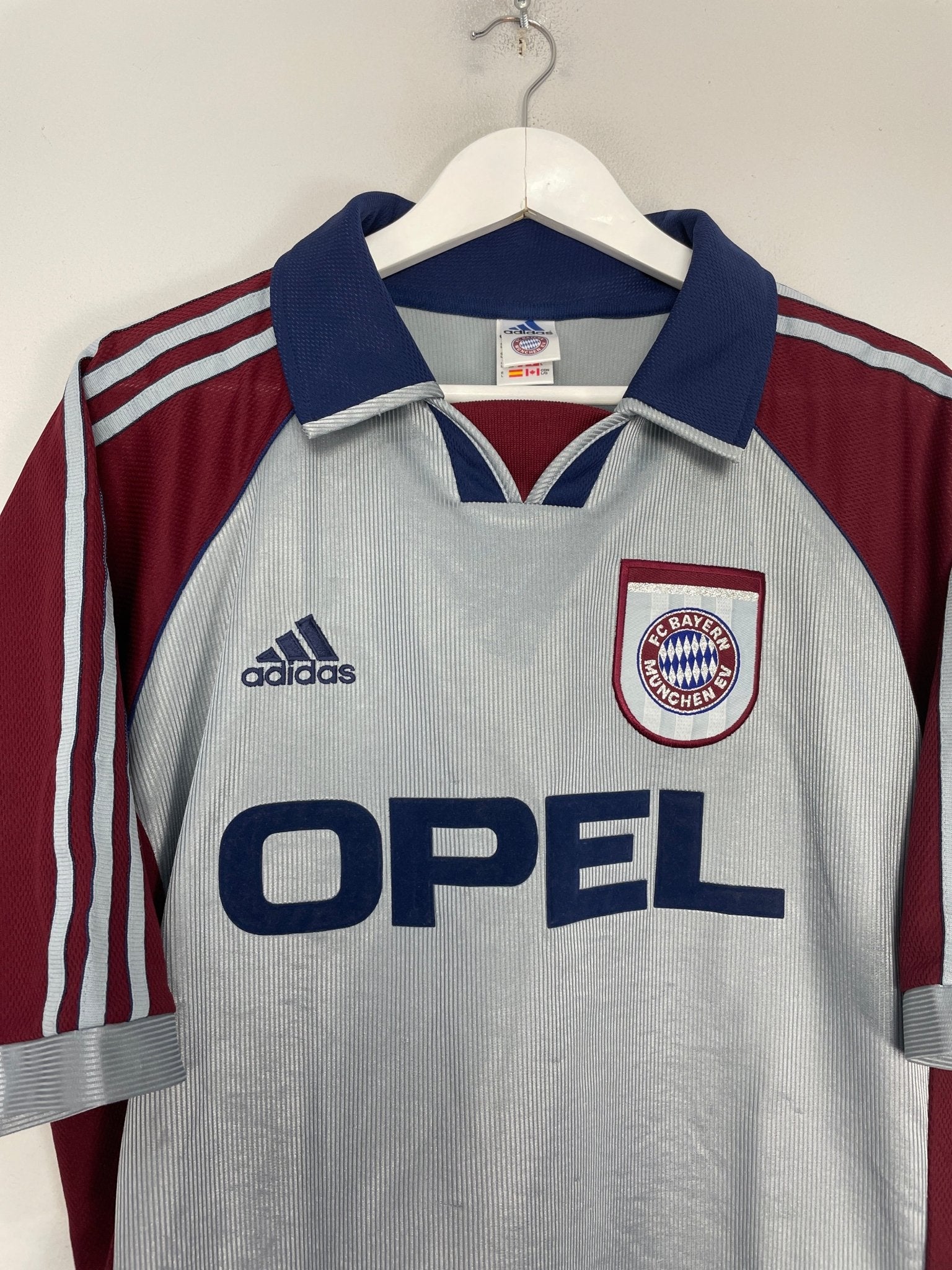 Shop 1998/99 BAYERN MUNICH C/L SHIRT (L) ADIDAS, classic football shirts, vintage football shirts & retro soccer jerseys at Cult Kits