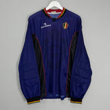 Shop 1998/99 BELGIUM GK SHIRT (M) DIADORA, classic football shirts, vintage football shirts & retro soccer jerseys at Cult Kits