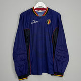 Shop 1998/99 BELGIUM GK SHIRT (M) DIADORA, classic football shirts, vintage football shirts & retro soccer jerseys at Cult Kits