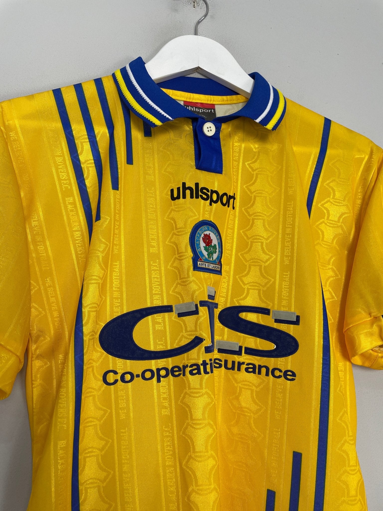 Shop 1998/99 BLACKBURN ROVERS AWAY SHIRT (S) UMBRO, classic football shirts, vintage football shirts & retro soccer jerseys at Cult Kits