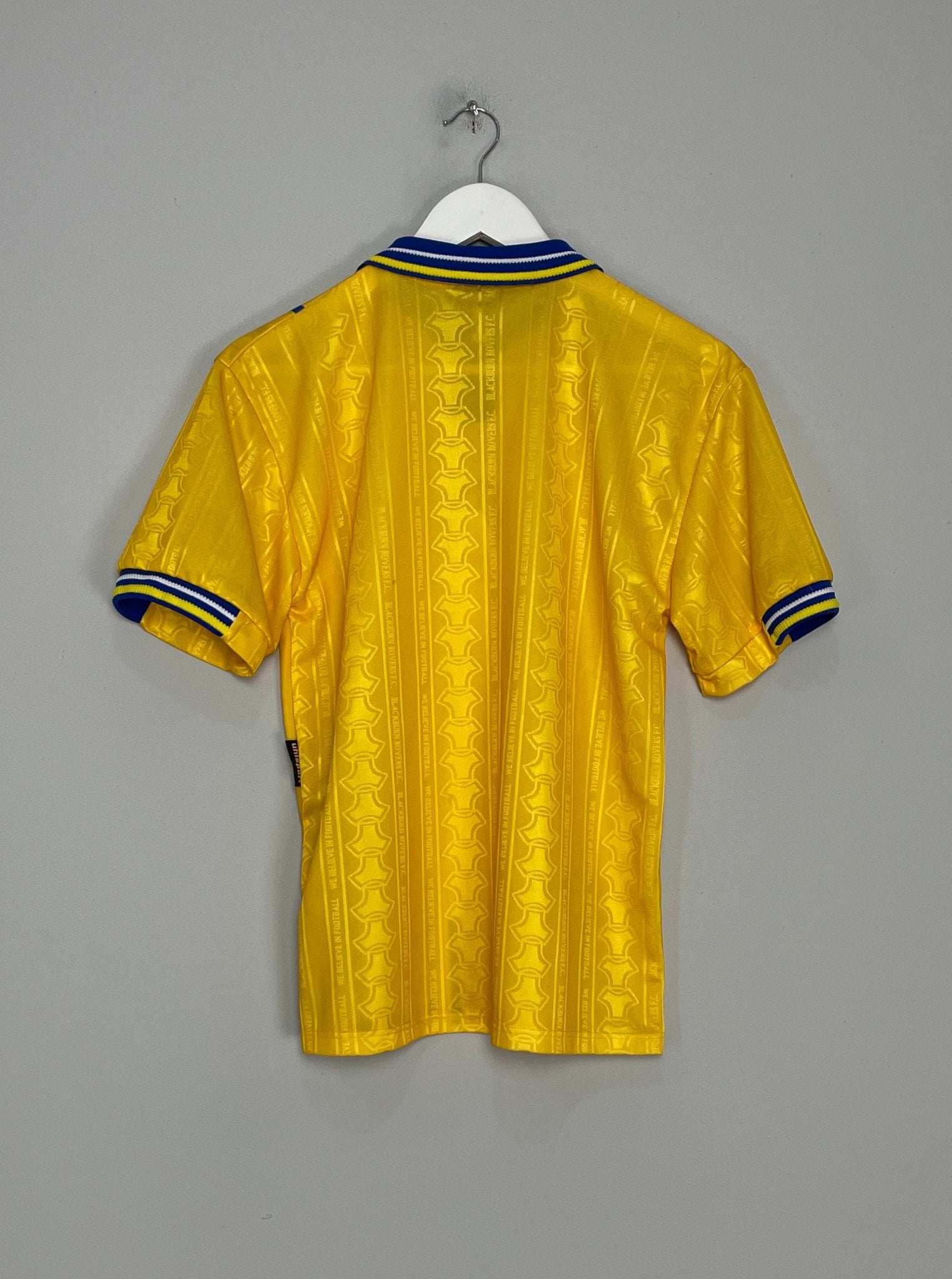Shop 1998/99 BLACKBURN ROVERS AWAY SHIRT (S) UMBRO, classic football shirts, vintage football shirts & retro soccer jerseys at Cult Kits