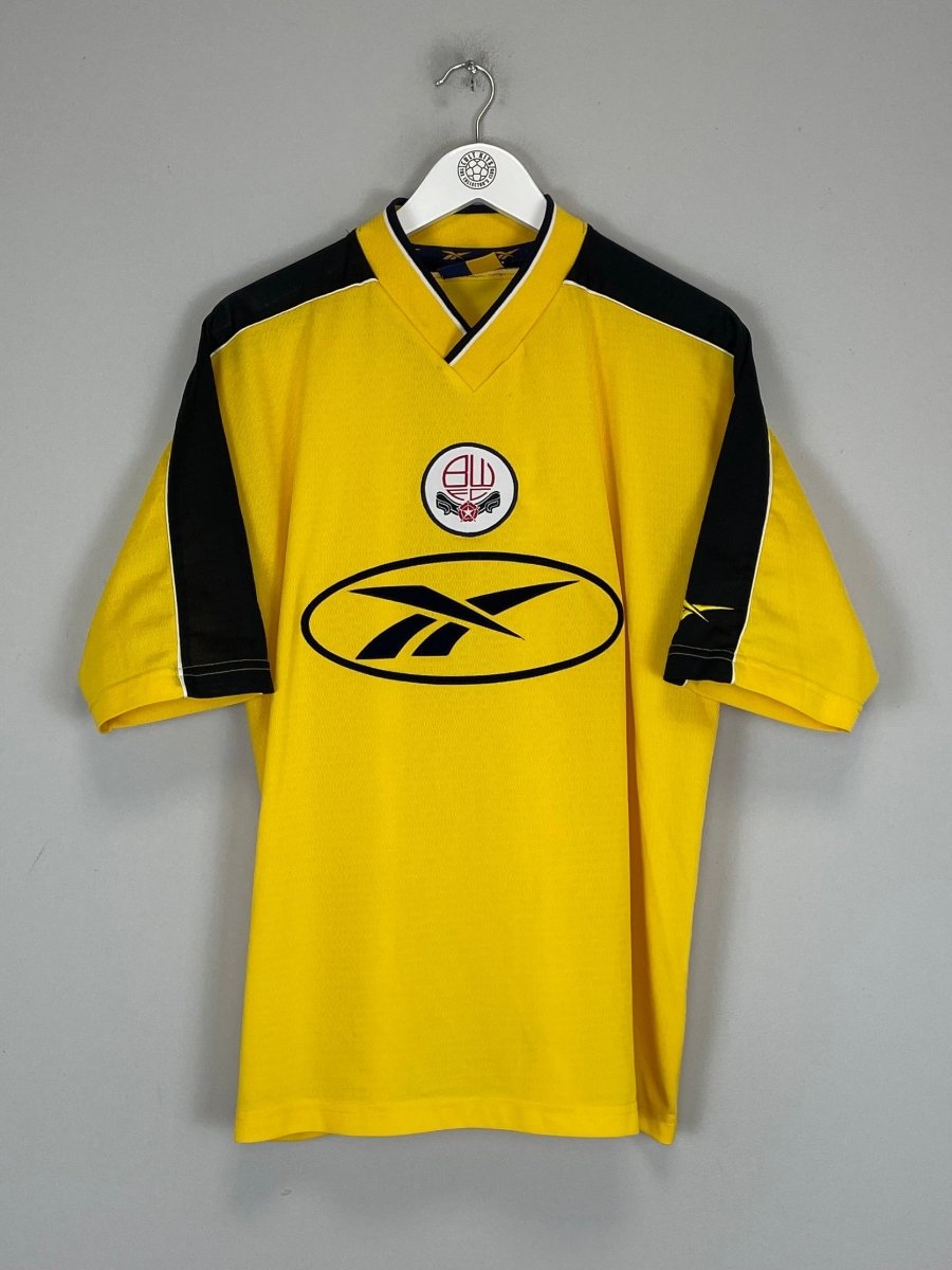 1998/99 BOLTON WANDERERS AWAY SHIRT (M) REEBOK - Cult Kits - Medium - Buy Vintage Football Shirts, Authentic Retro Football Shirts For Sale, Classic Football Shirts & Soccer Jersey