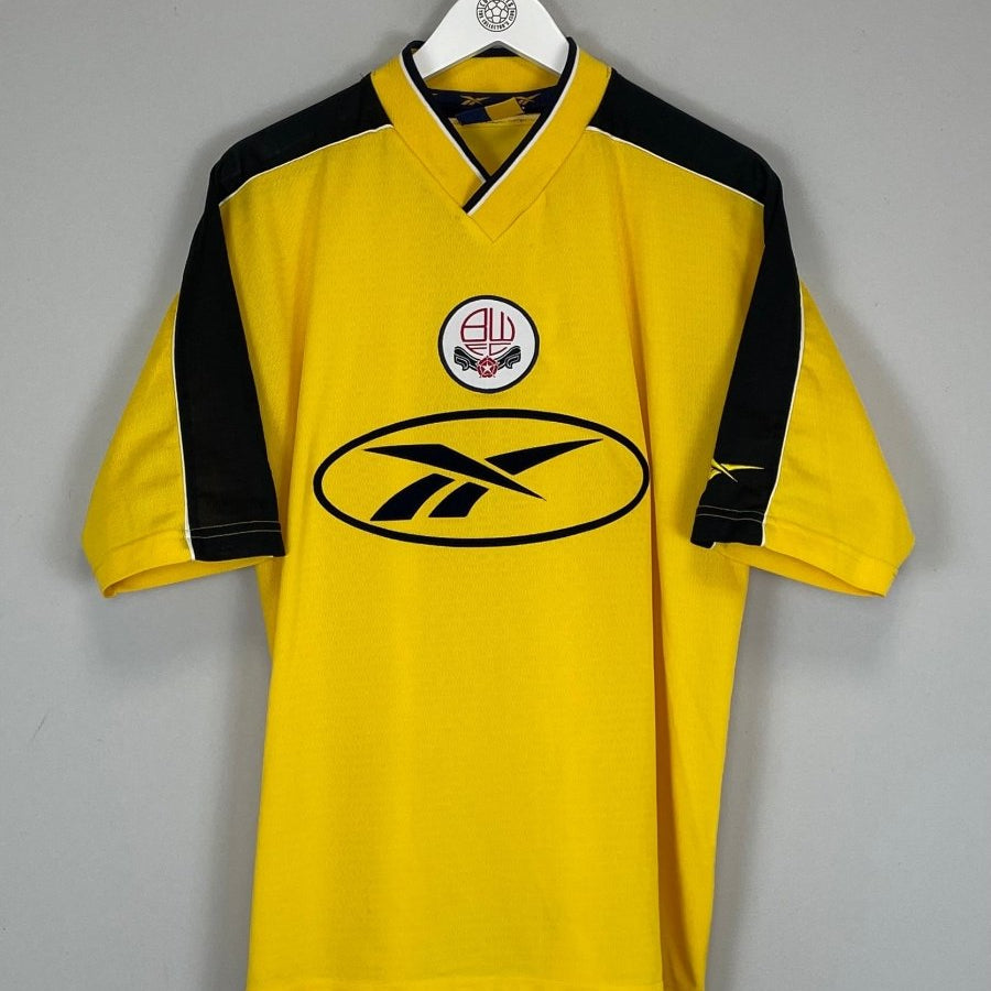 1998/99 BOLTON WANDERERS AWAY SHIRT (M) REEBOK - Cult Kits - Medium - Buy Vintage Football Shirts, Authentic Retro Football Shirts For Sale, Classic Football Shirts & Soccer Jersey