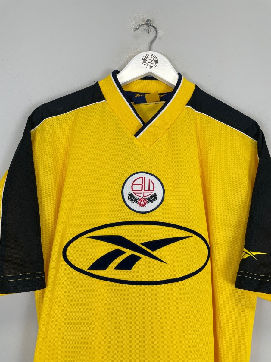 1998/99 BOLTON WANDERERS AWAY SHIRT (M) REEBOK - Cult Kits - Medium - Buy Vintage Football Shirts, Authentic Retro Football Shirts For Sale, Classic Football Shirts & Soccer Jersey