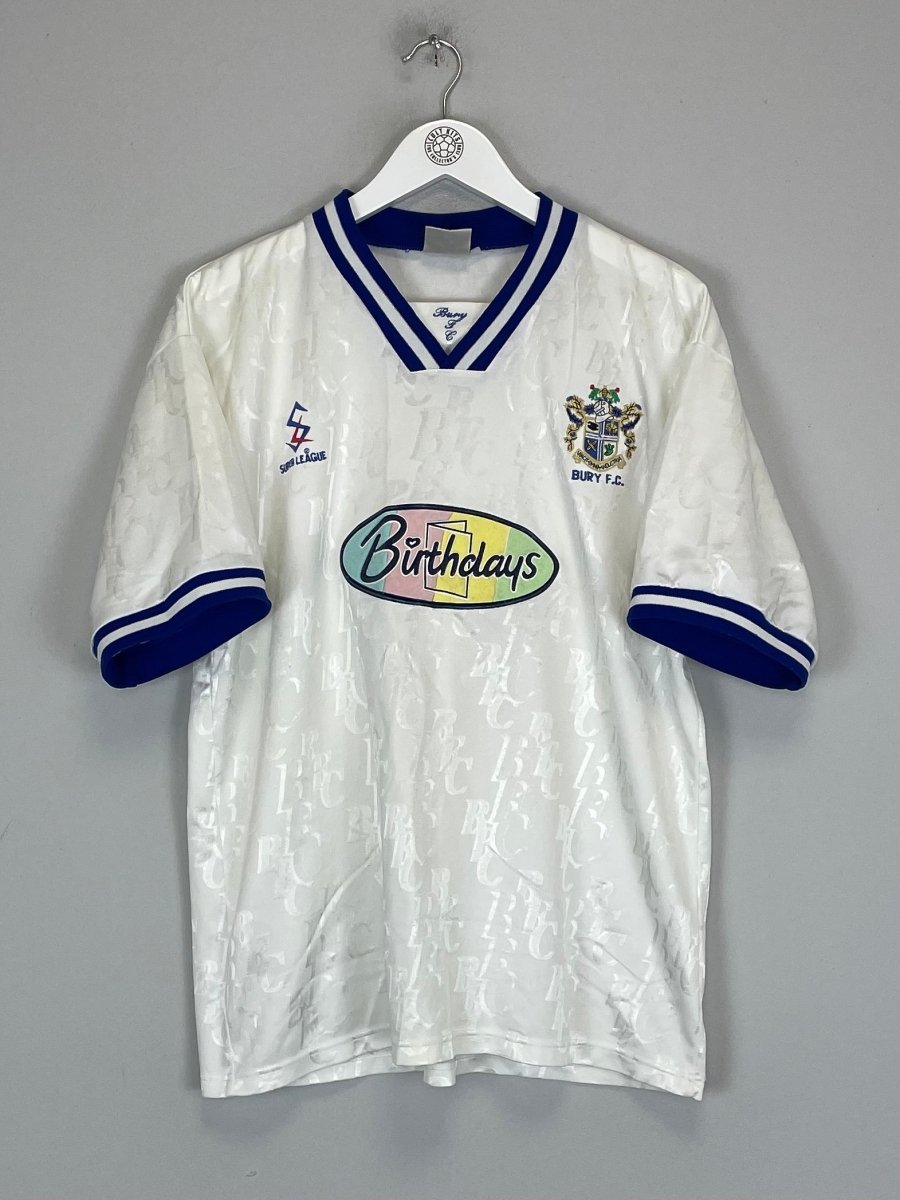 1998/99 BURY FC HOME SHIRT (L) SUPER LEAGUE - Cult Kits - Large - Buy Vintage Football Shirts, Authentic Retro Football Shirts For Sale, Classic Football Shirts & Soccer Jersey