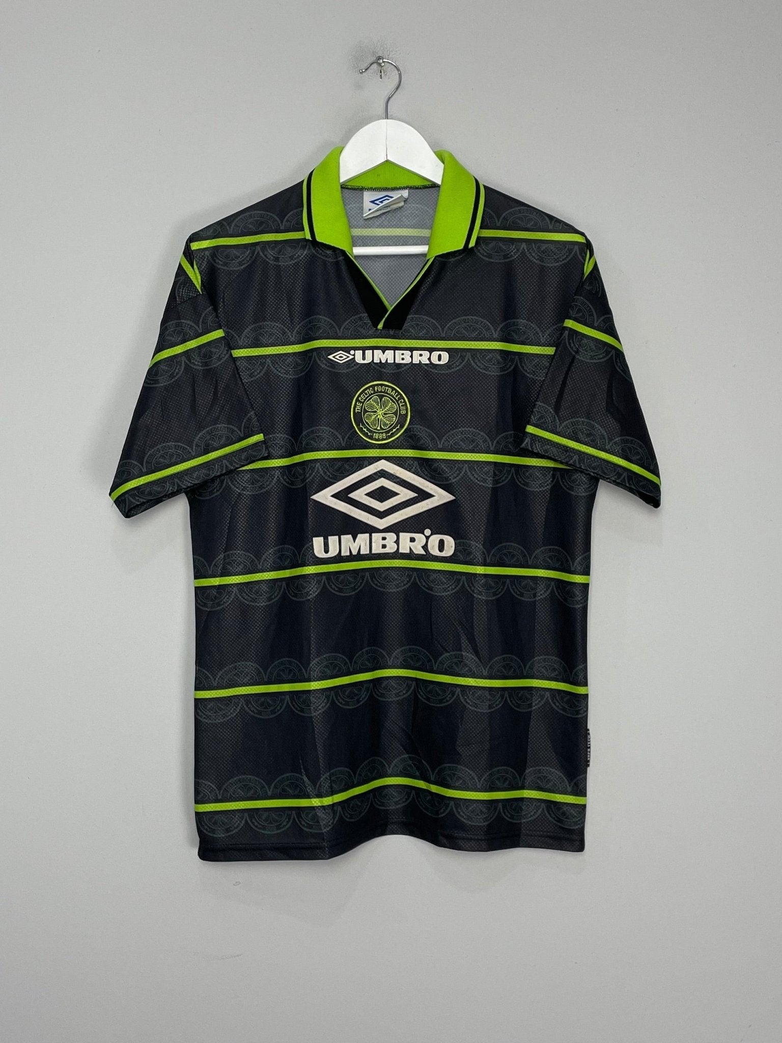 Shop 1998/99 CELTIC AWAY SHIRT (M) UMBRO, classic football shirts, vintage football shirts & retro soccer jerseys at Cult Kits