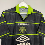 Shop 1998/99 CELTIC AWAY SHIRT (M) UMBRO, classic football shirts, vintage football shirts & retro soccer jerseys at Cult Kits