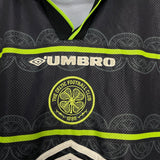 Shop 1998/99 CELTIC LARSSON #7 AWAY SHIRT (L) UMBRO, classic football shirts, vintage football shirts & retro soccer jerseys at Cult Kits