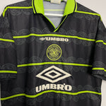 Shop 1998/99 CELTIC LARSSON #7 AWAY SHIRT (L) UMBRO, classic football shirts, vintage football shirts & retro soccer jerseys at Cult Kits