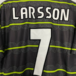 Shop 1998/99 CELTIC LARSSON #7 AWAY SHIRT (L) UMBRO, classic football shirts, vintage football shirts & retro soccer jerseys at Cult Kits
