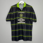Shop 1998/99 CELTIC LARSSON #7 AWAY SHIRT (L) UMBRO, classic football shirts, vintage football shirts & retro soccer jerseys at Cult Kits