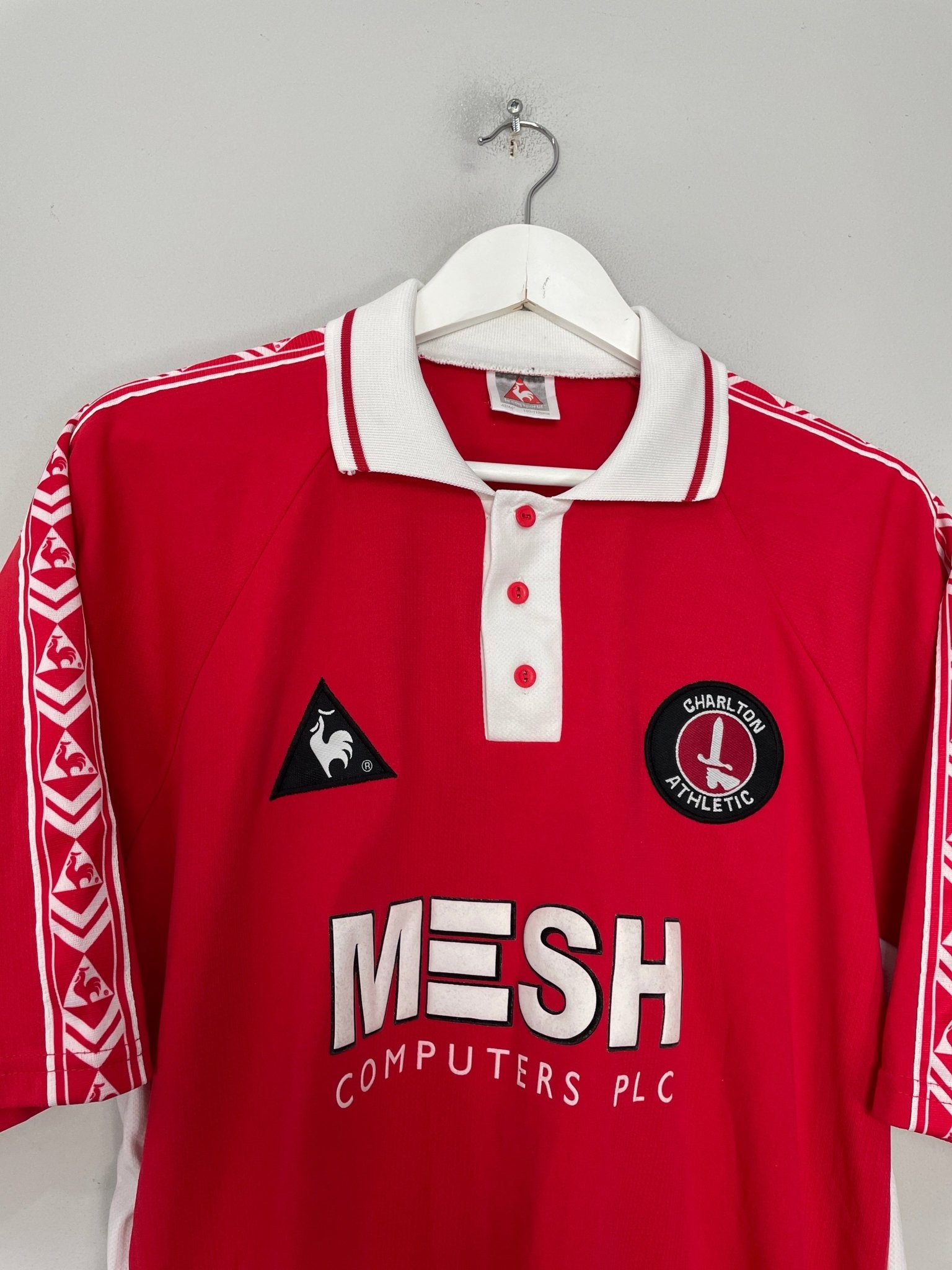 Shop 1998/99 CHARLTON ATHLETIC HOME SHIRT (L) LE COQ, classic football shirts, vintage football shirts & retro soccer jerseys at Cult Kits