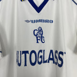 Shop 1998/99 CHELSEA AWAY SHIRT (XL) UMBRO, classic football shirts, vintage football shirts & retro soccer jerseys at Cult Kits