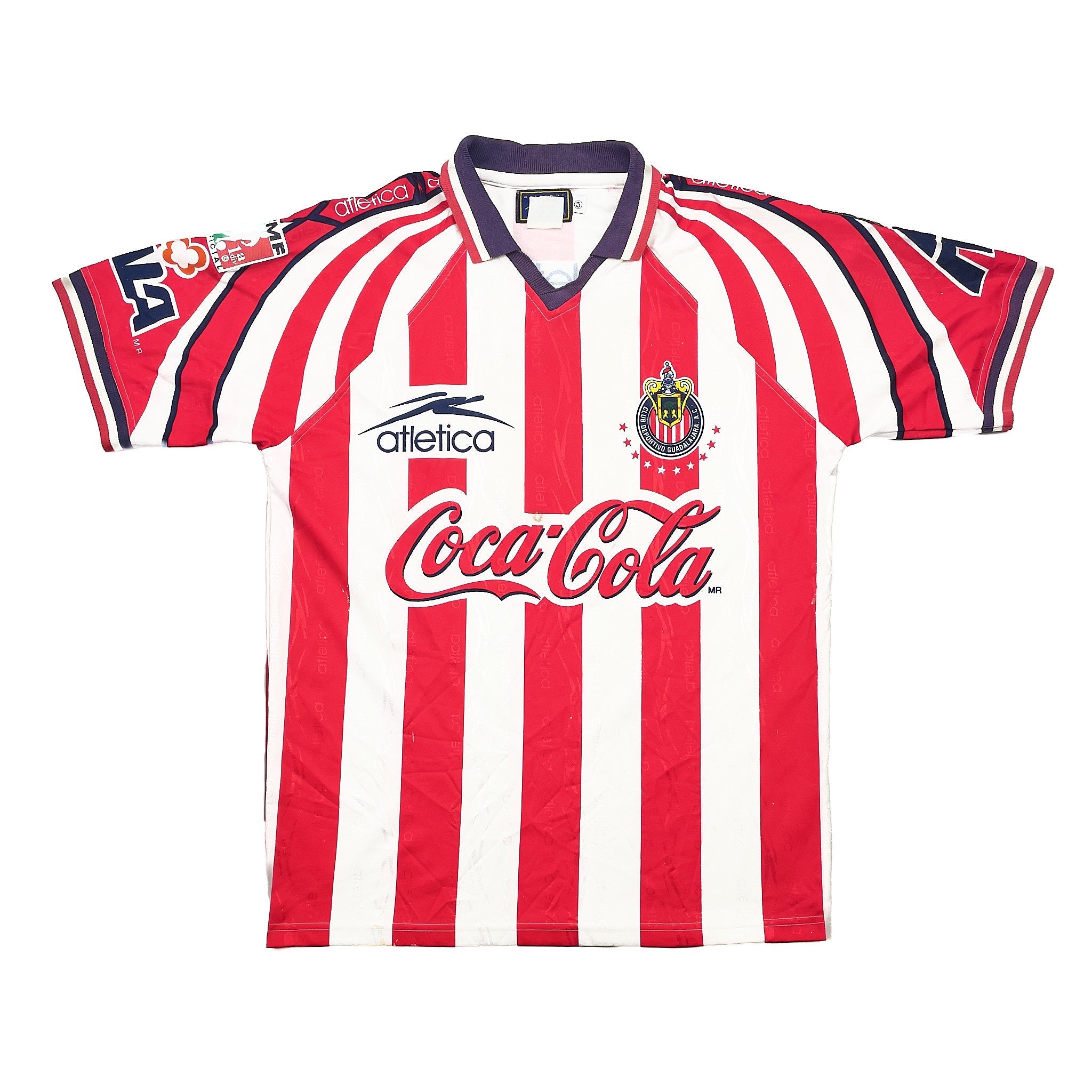 Buy 1998/99 Chivas Guadalajara Home Shirt (S) Atletica ~ Free worldwide shipping available ~ Authentic Vintage Football Shirts from Cult Kits