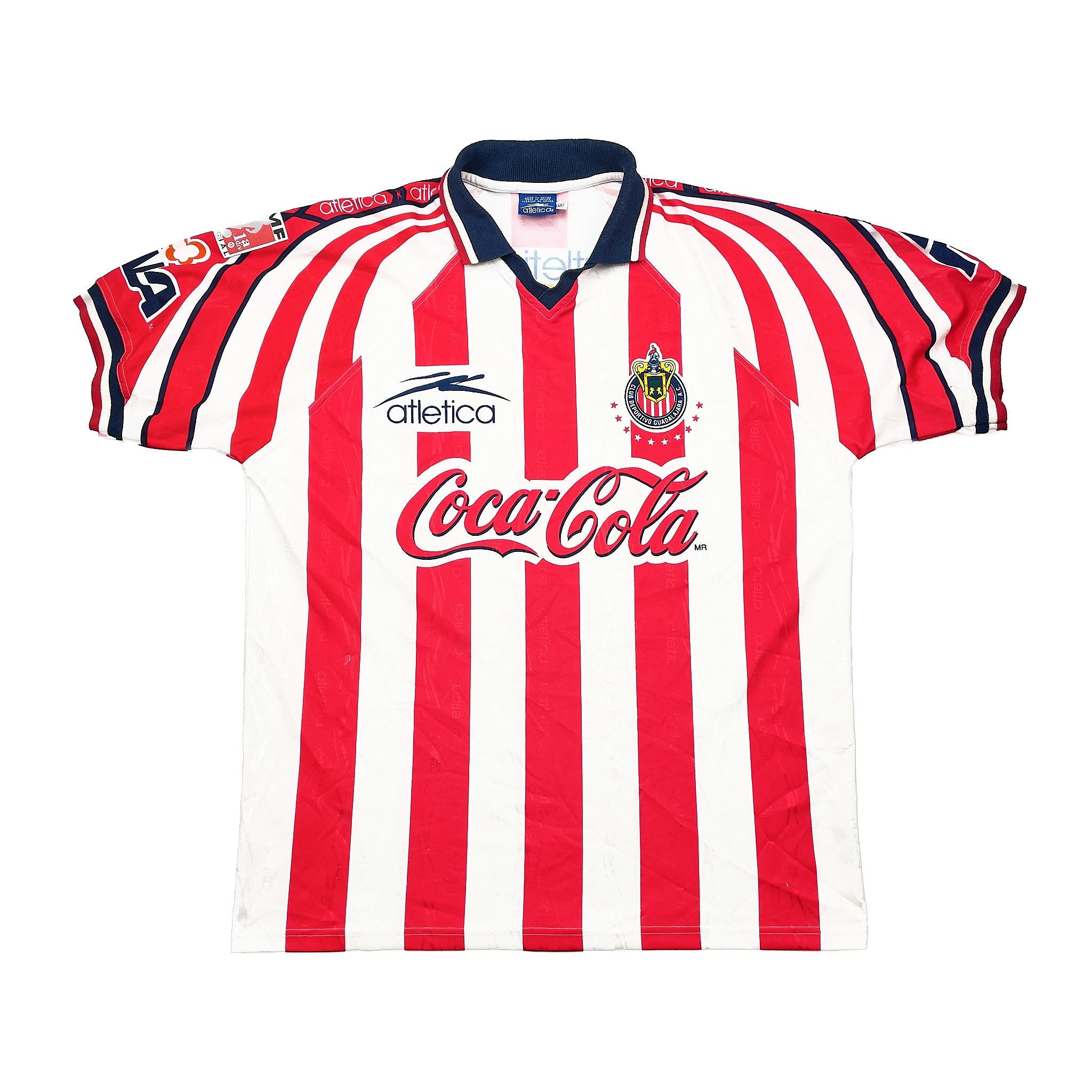 Buy 1998/99 Chivas Guadalajara Home Shirt (XL) Atletica ~ Free worldwide shipping available ~ Authentic Vintage Football Shirts from Cult Kits