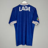 Shop 1998/99 CRUZ AZUL HOME SHIRT (M) FILA, classic football shirts, vintage football shirts & retro soccer jerseys at Cult Kits