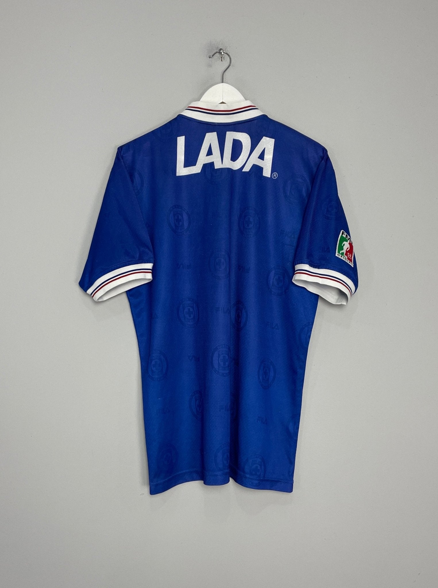 Shop 1998/99 CRUZ AZUL HOME SHIRT (M) FILA, classic football shirts, vintage football shirts & retro soccer jerseys at Cult Kits