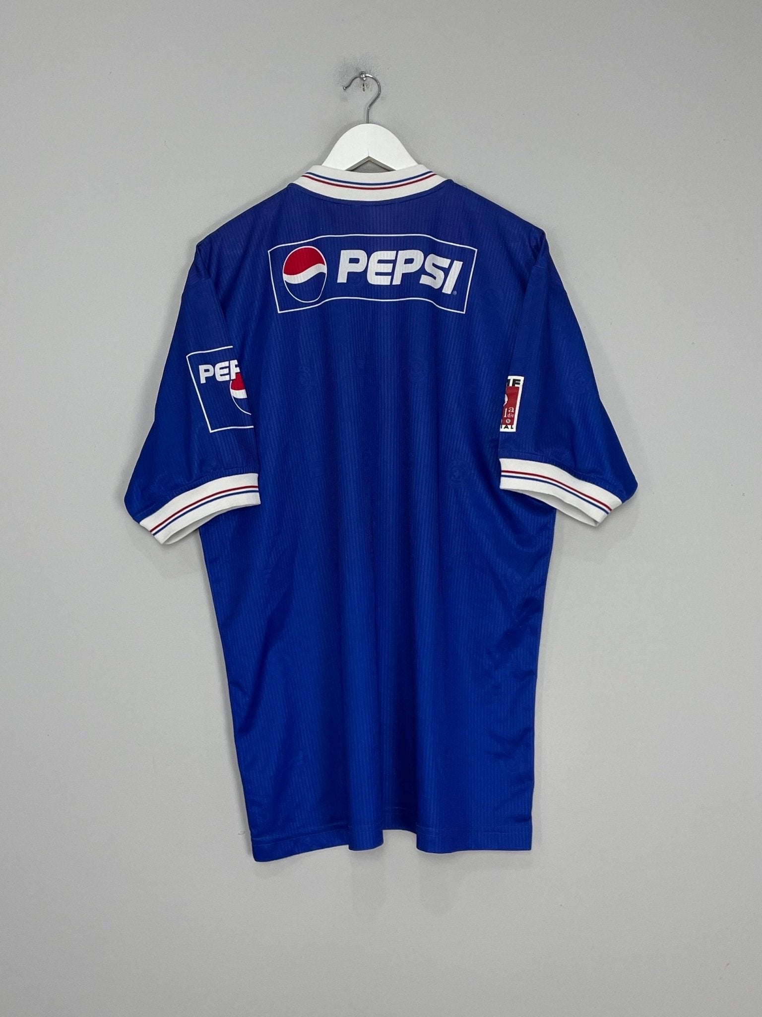Shop 1998/99 CRUZ AZUL HOME SHIRT (XL) FILA, classic football shirts, vintage football shirts & retro soccer jerseys at Cult Kits