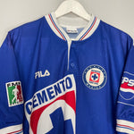 Shop 1998/99 CRUZ AZUL HOME SHIRT (XL) FILA, classic football shirts, vintage football shirts & retro soccer jerseys at Cult Kits