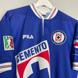 Shop 1998/99 CRUZ AZUL *MINT* HOME SHIRT (L) FILA, classic football shirts, vintage football shirts & retro soccer jerseys at Cult Kits