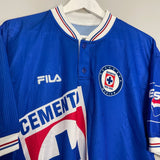 Shop 1998/99 CRUZ AZUL *MINT* HOME SHIRT (XL) FILA, classic football shirts, vintage football shirts & retro soccer jerseys at Cult Kits