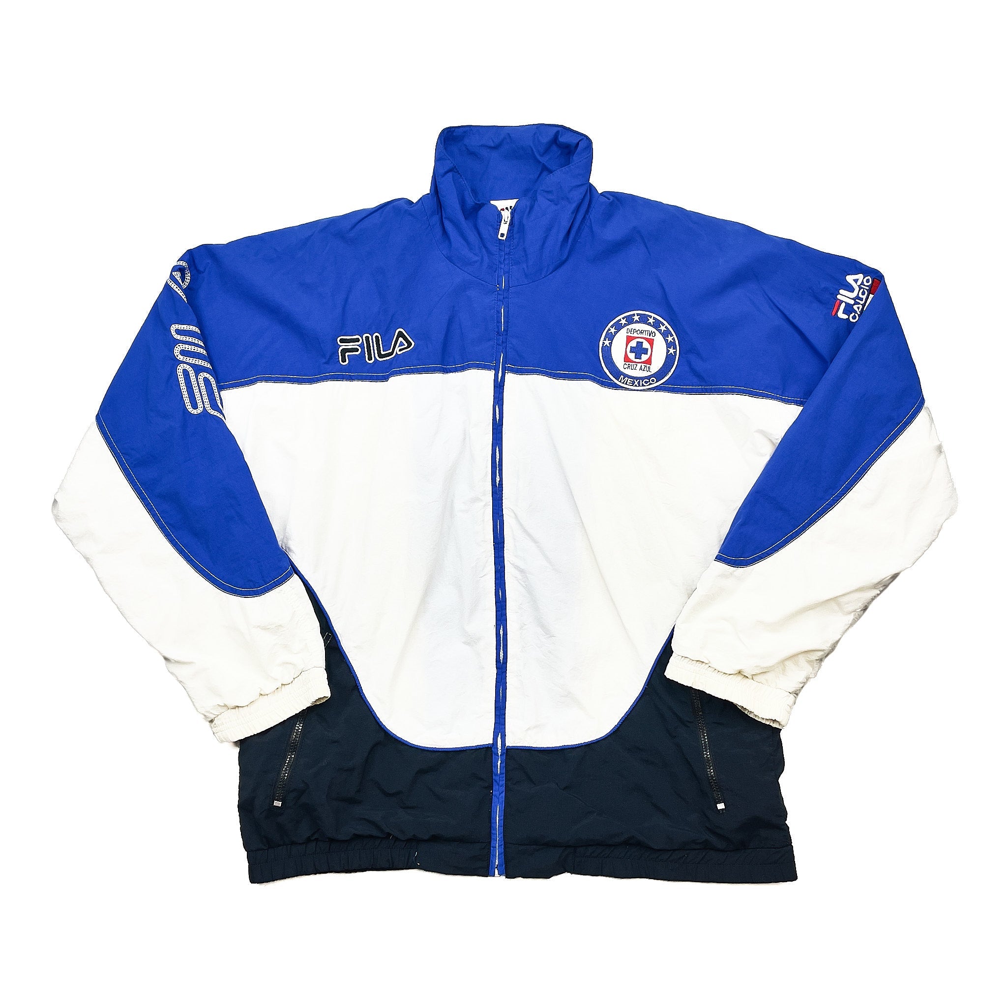 Buy 1998/99 Cruz Azul Track Jacket (S) Fila ~ Free worldwide shipping available ~ Authentic Vintage Football Shirts from Cult Kits