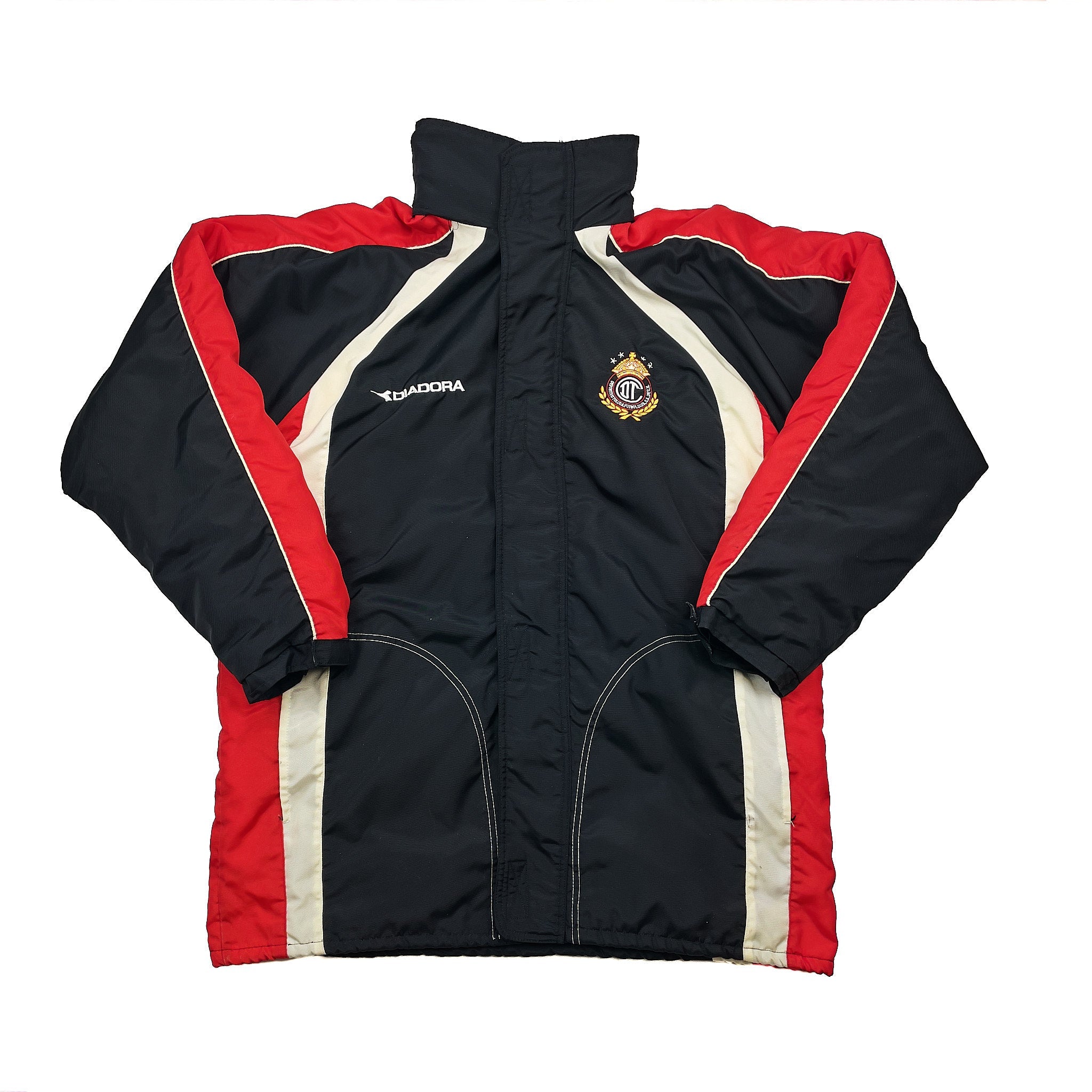 Buy 1998/99 Deportivo Toluca Bench Coat (XL) Diadora ~ Free worldwide shipping available ~ Authentic Vintage Football Shirts from Cult Kits