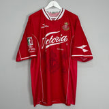 Shop 1998/99 DEPORTIVO TOLUCA HOME SHIRT (XL) DIADORA, classic football shirts, vintage football shirts & retro soccer jerseys at Cult Kits