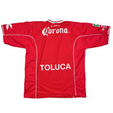 Buy 1998/99 Deportivo Toluca Home Shirt (XL) Diadora ~ Free worldwide shipping available ~ Authentic Vintage Football Shirts from Cult Kits