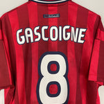 Shop 1998/99 ENGLAND GASCOIGNE #8 AWAY SHIRT (L) UMBRO, classic football shirts, vintage football shirts & retro soccer jerseys at Cult Kits