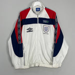 Shop 1998/99 ENGLAND TRACK JACKET (M) UMBRO, classic football shirts, vintage football shirts & retro soccer jerseys at Cult Kits
