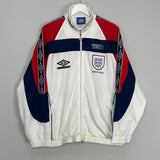 Shop 1998/99 ENGLAND TRACK JACKET (M) UMBRO, classic football shirts, vintage football shirts & retro soccer jerseys at Cult Kits