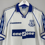 1998/99 EVERTON AWAY SHIRT (L) UMBRO - Cult Kits - Large - Buy Vintage Football Shirts, Authentic Retro Football Shirts For Sale, Classic Football Shirts & Soccer Jersey